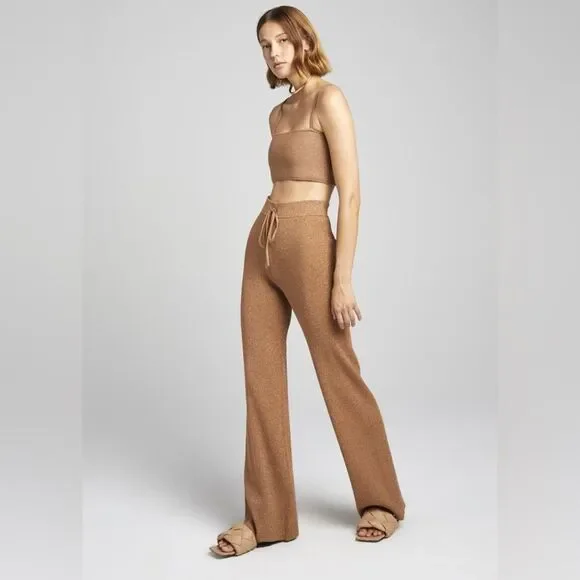 Alc. Quentin pants in toffee/rose gold new no tags luxurious joggers - Picture 3 of 11